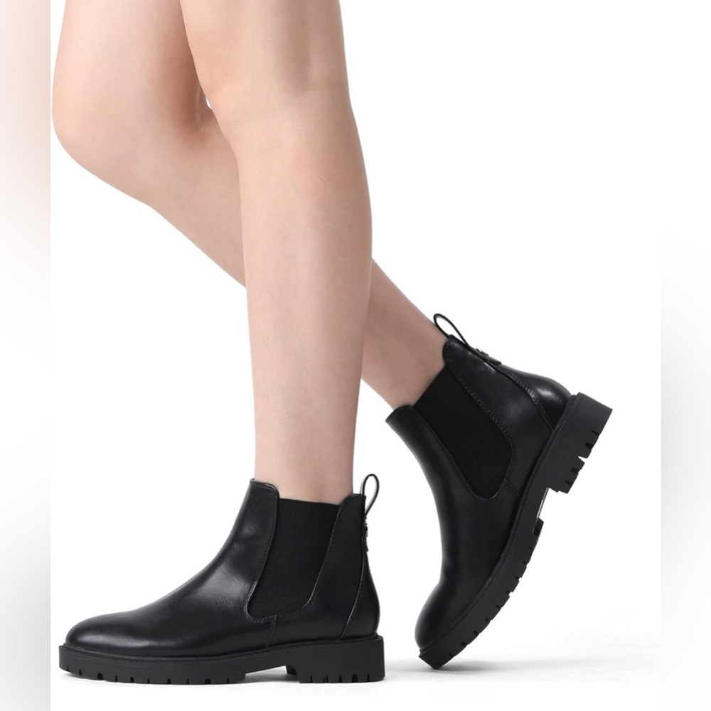 Brand New Women's Chelsea Boots Chunky Heel Ankle/US6.5 - Picture 5 of 12